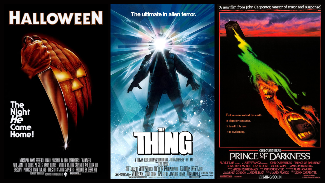 John Carpenter - 3 Movies covers