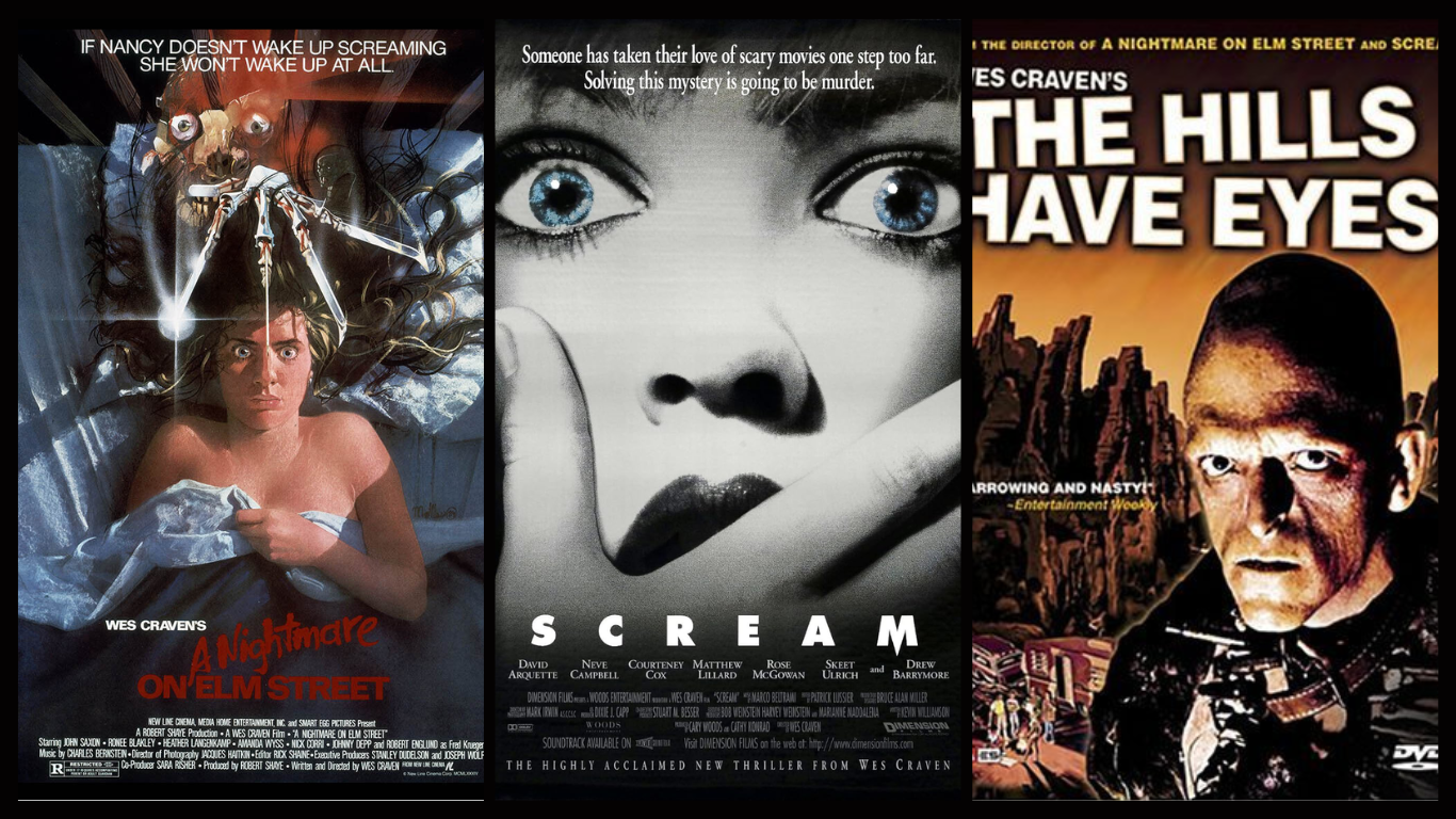 Wes Craven - 3 movies covers