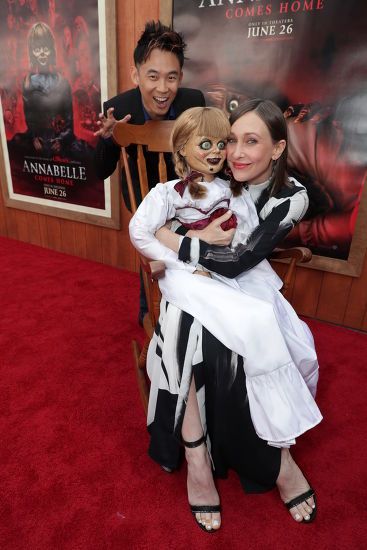 James Wan, Vera Farmiga and Annabelle